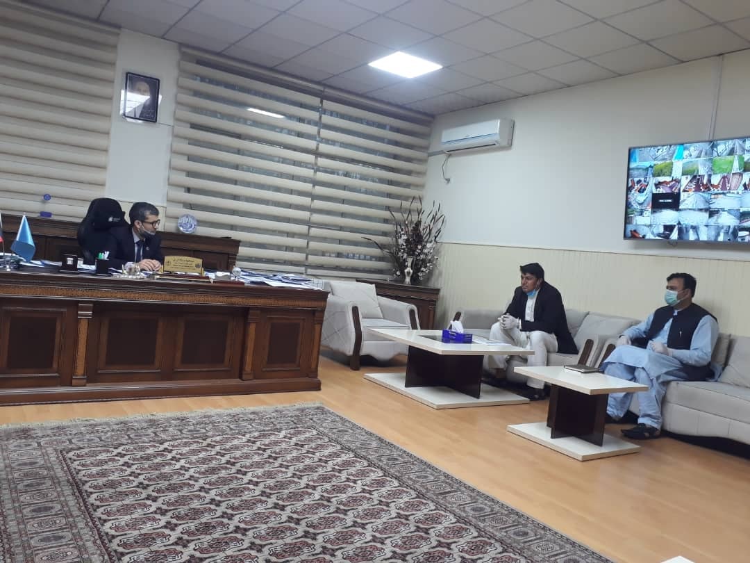 د افغانستان دعلومو اکاډمي سرپرست رئیس د لوړو زده کړو وزارت له سرپرست وزير سره وکتل