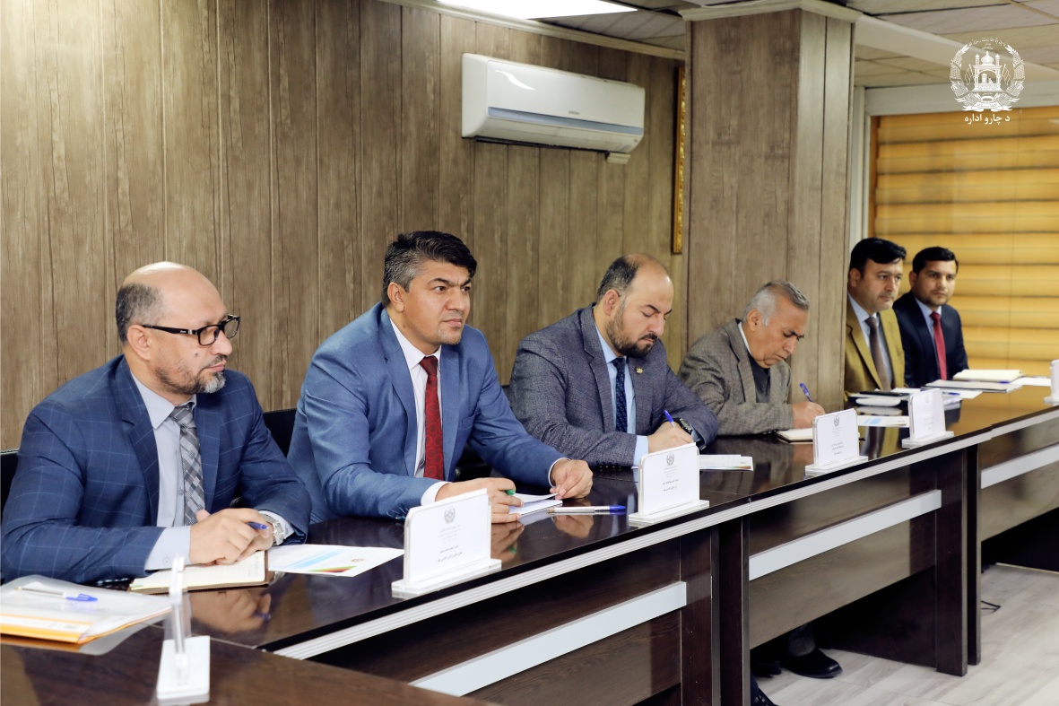 جلسه در مورد ساختار تشکیلاتی اکادمی علوم و تعقیب حکم مقام عالی ریاست جمهوری 