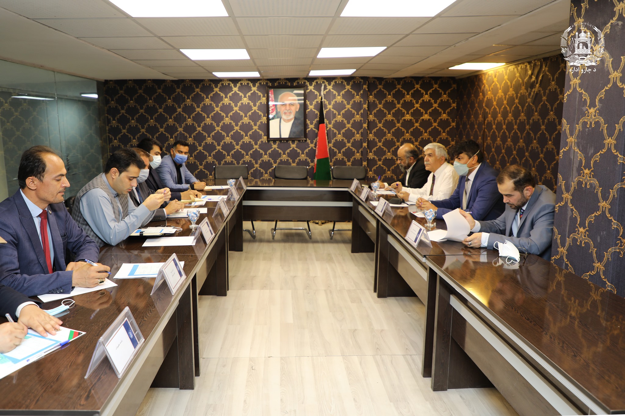  جلسه هماهنگی بمنظور تطبیق هدایت مقام عالی ریاست جمهوری 